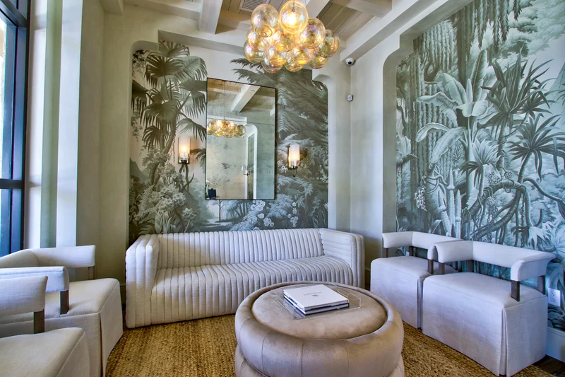 The lounge at Ennis Plastic Surgery in Boca Raton