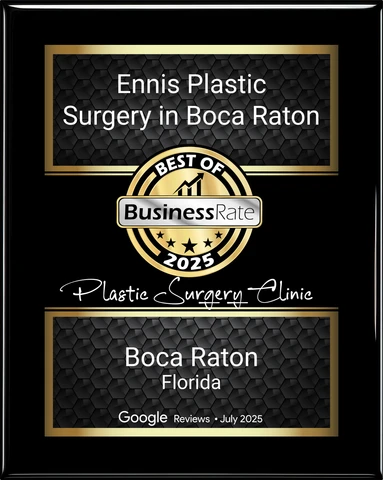 BusinessRate Best of 2025 Boca Raton Plastic Surgery Clinic award
